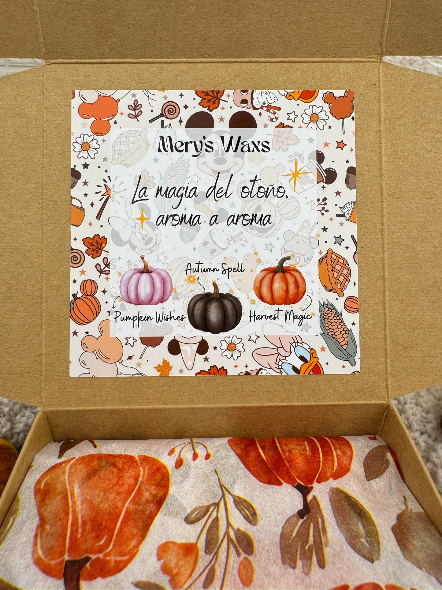 Wax Melts Magic Pumpkin Farm (135g= 3 aromas otoñales IMPRESCINDIBLES)