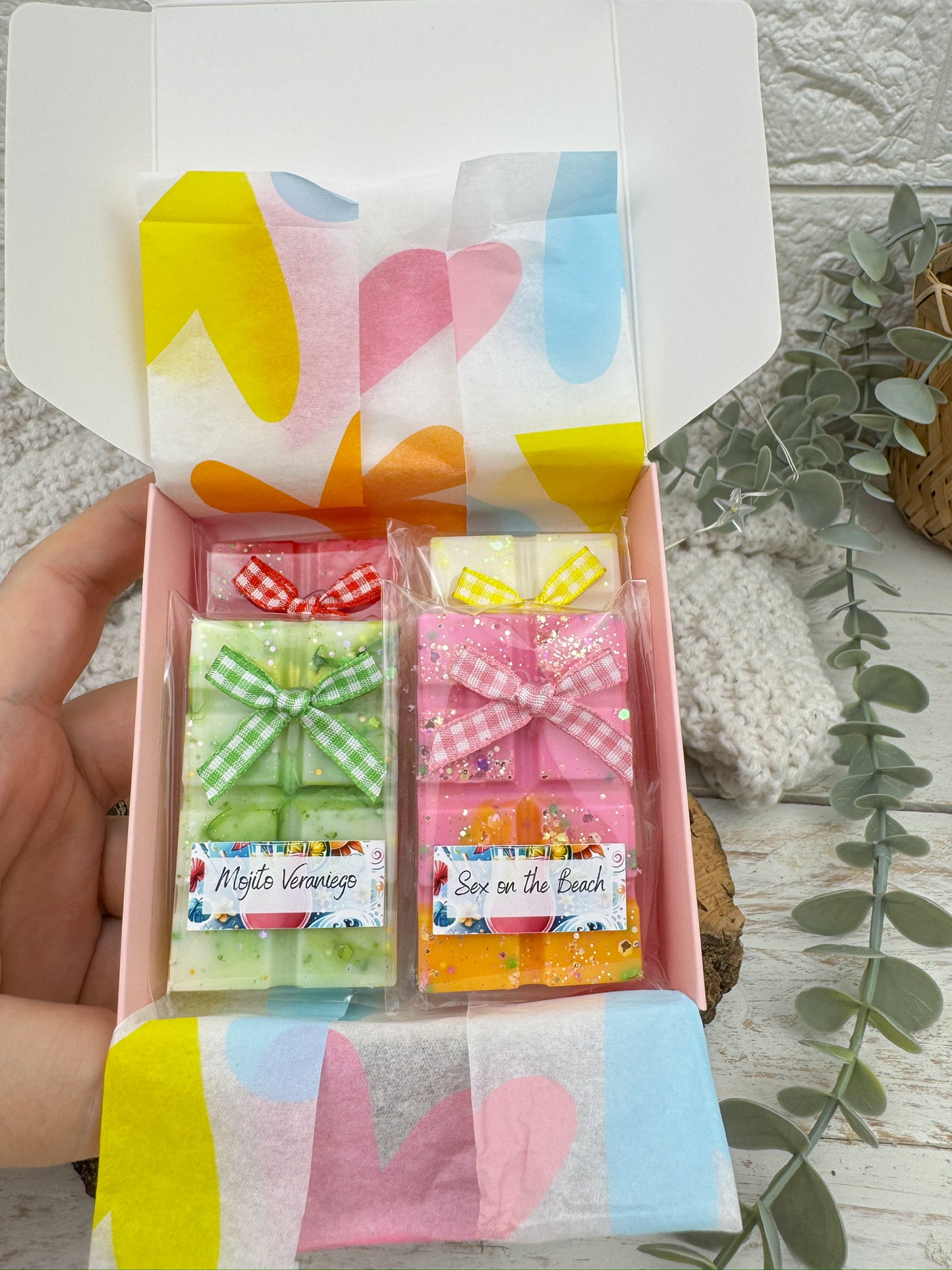 Sunset & Cocktail | 120 gr= 4 Snap Bars= 4 aromas diferentes