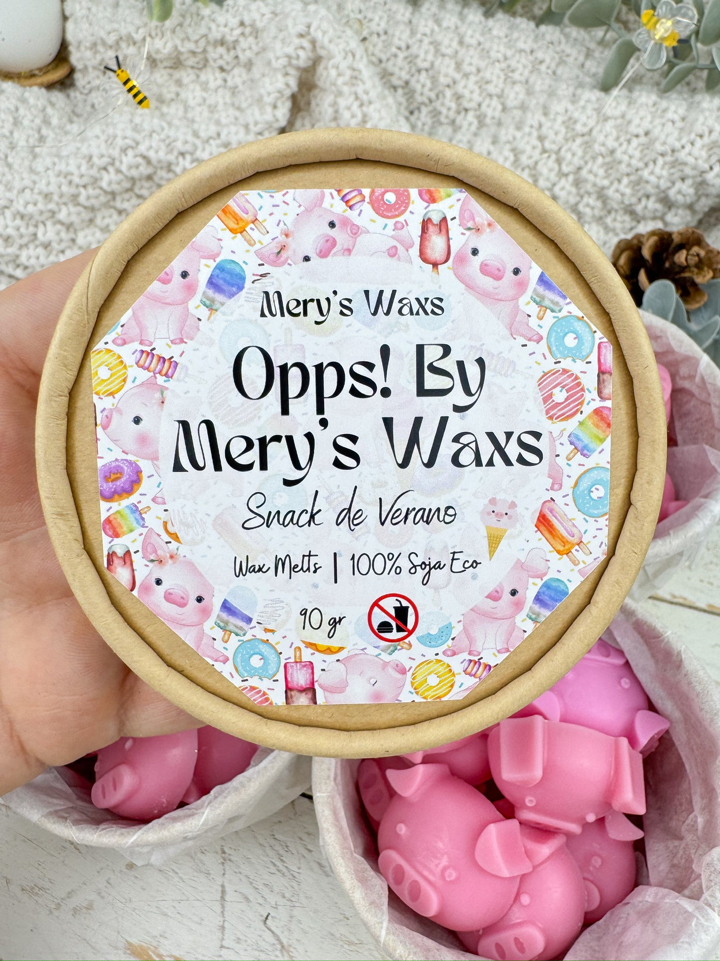 Opps! By Mery's Waxs | Wax Melts Snack de verano