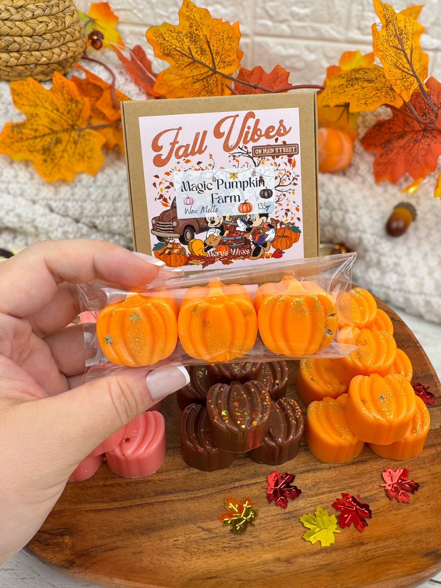 Wax Melts Magic Pumpkin Farm (135g= 3 aromas otoñales IMPRESCINDIBLES)