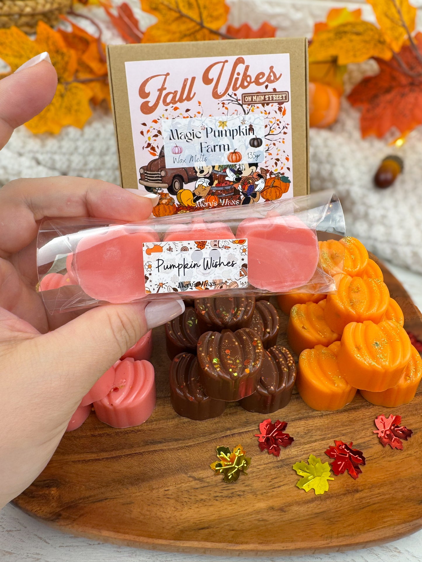 Wax Melts Magic Pumpkin Farm (135g= 3 aromas otoñales IMPRESCINDIBLES)