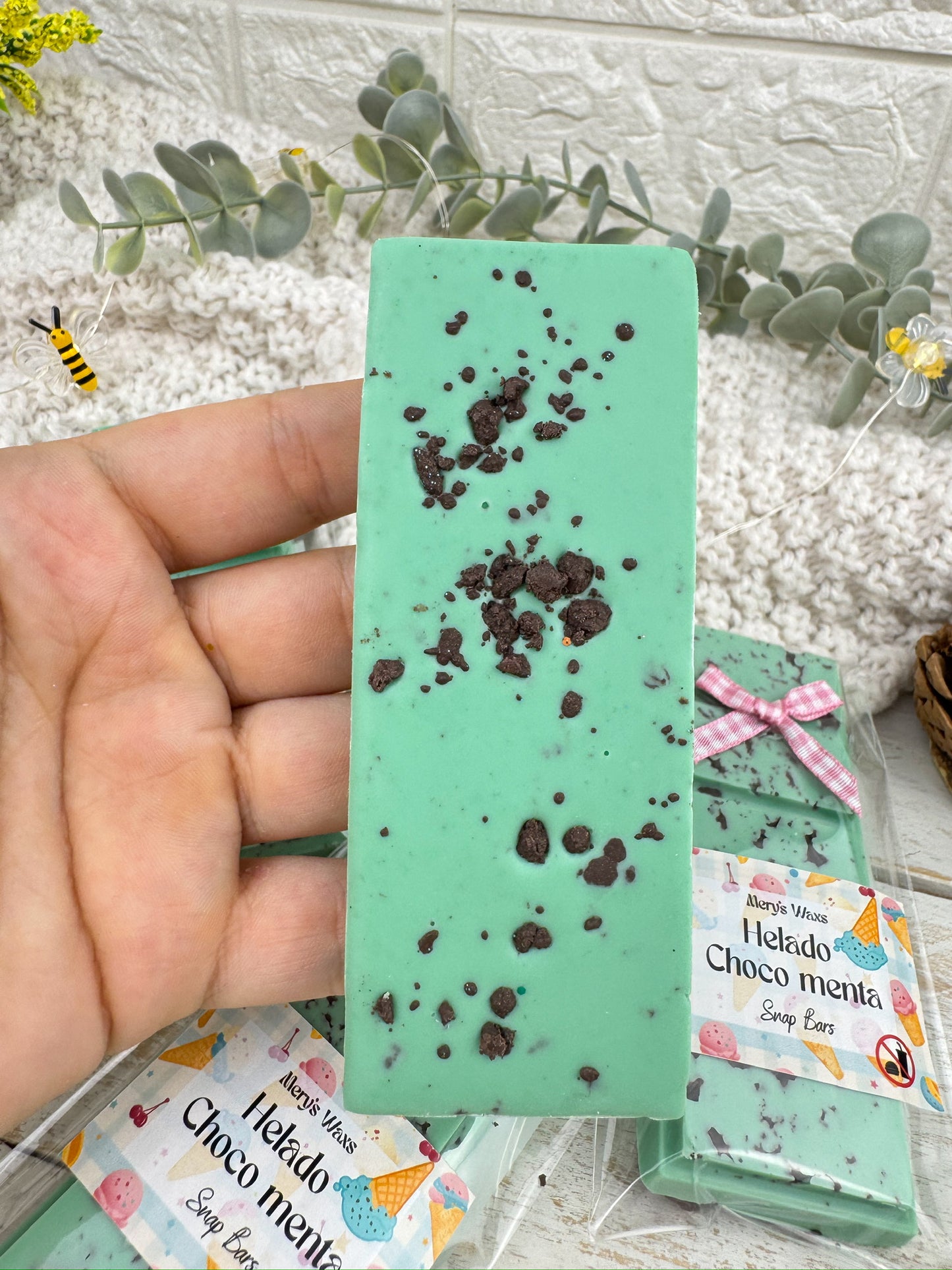 La Estantería Secreta | Snap Bars Helado Choco-menta