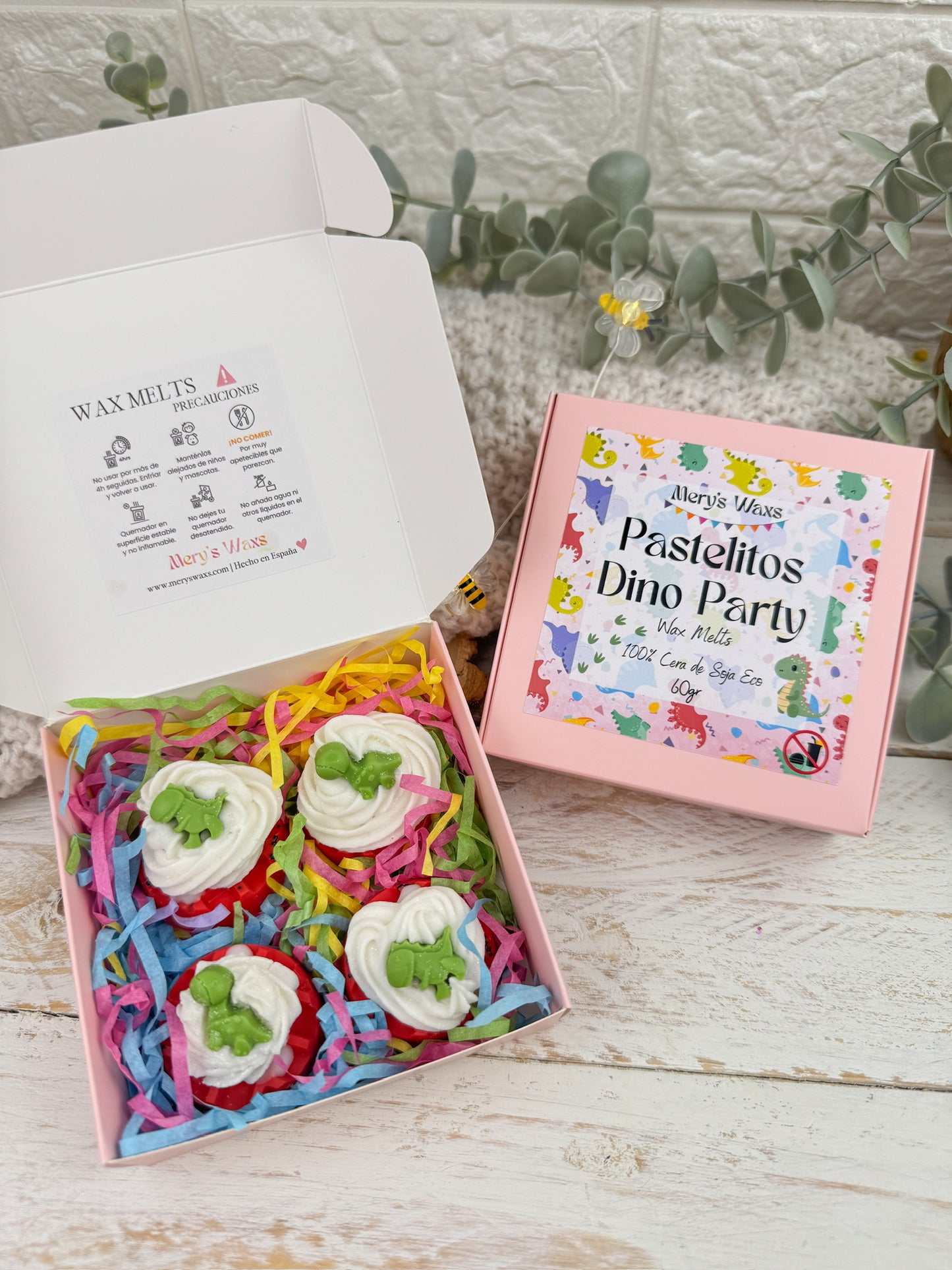 La Estantería Secreta | Wax Melts Pastelitos Dino Party
