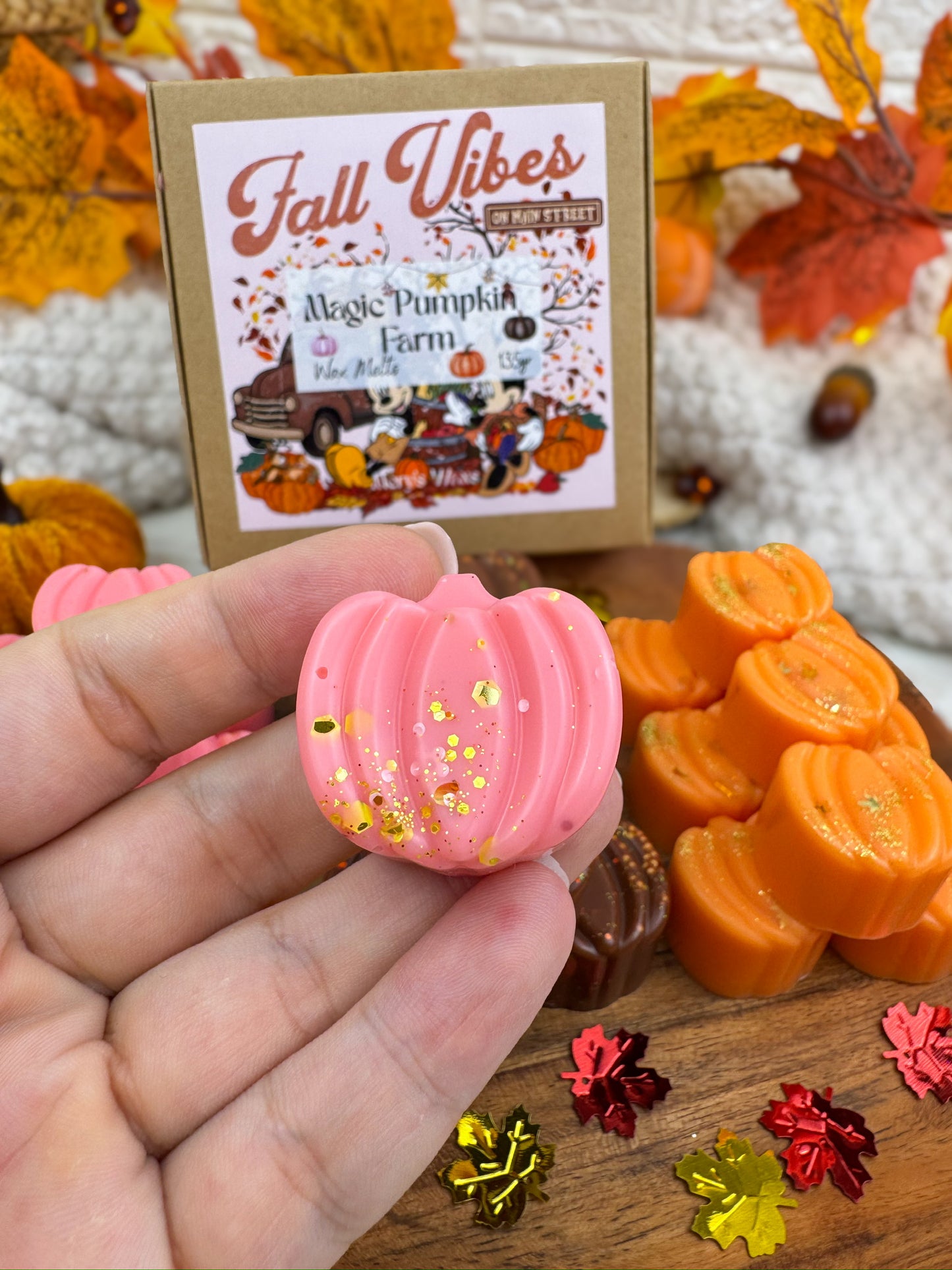 Wax Melts Magic Pumpkin Farm (135g= 3 aromas otoñales IMPRESCINDIBLES)