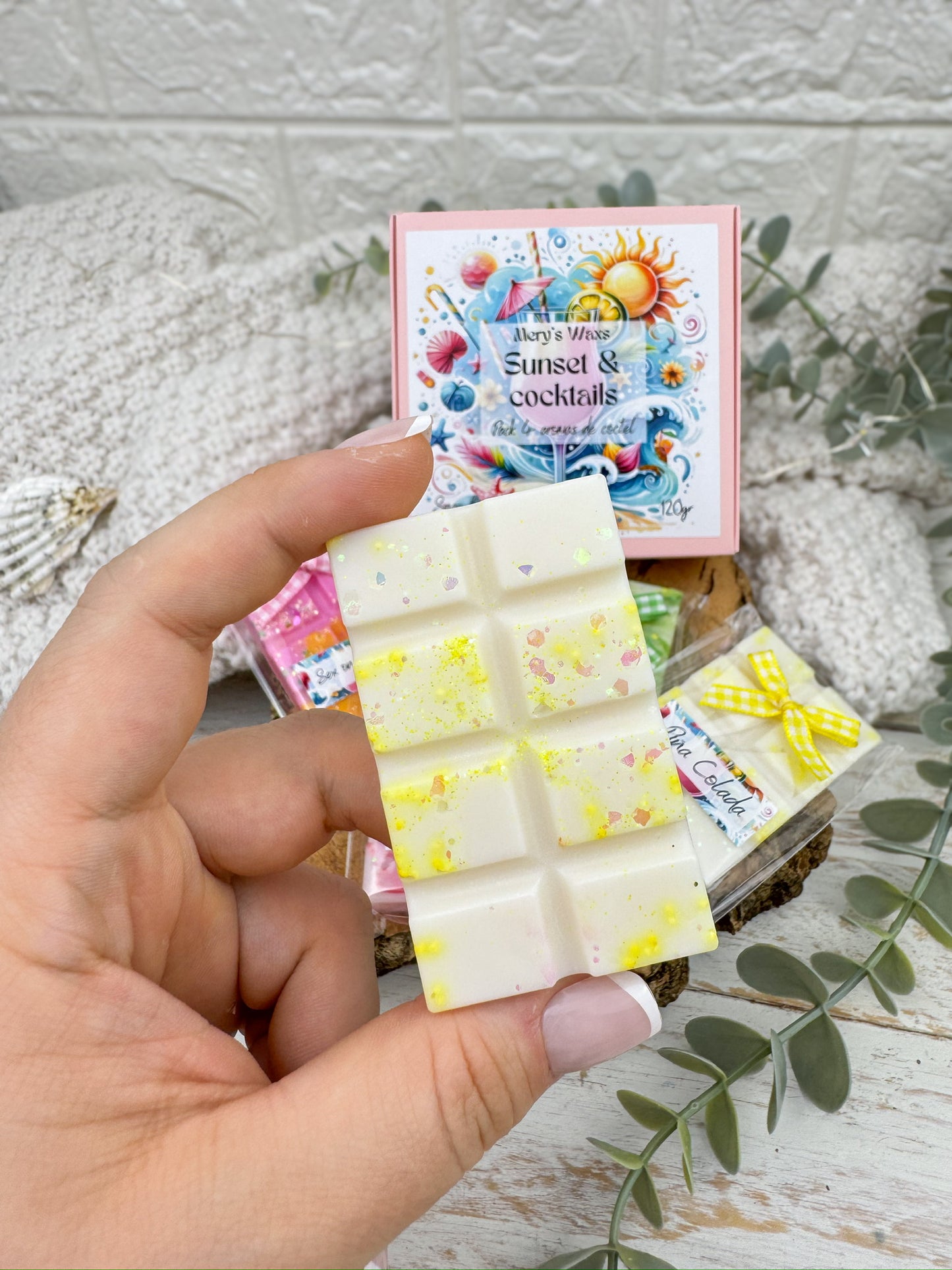 Sunset & Cocktail | 120 gr= 4 Snap Bars= 4 aromas diferentes