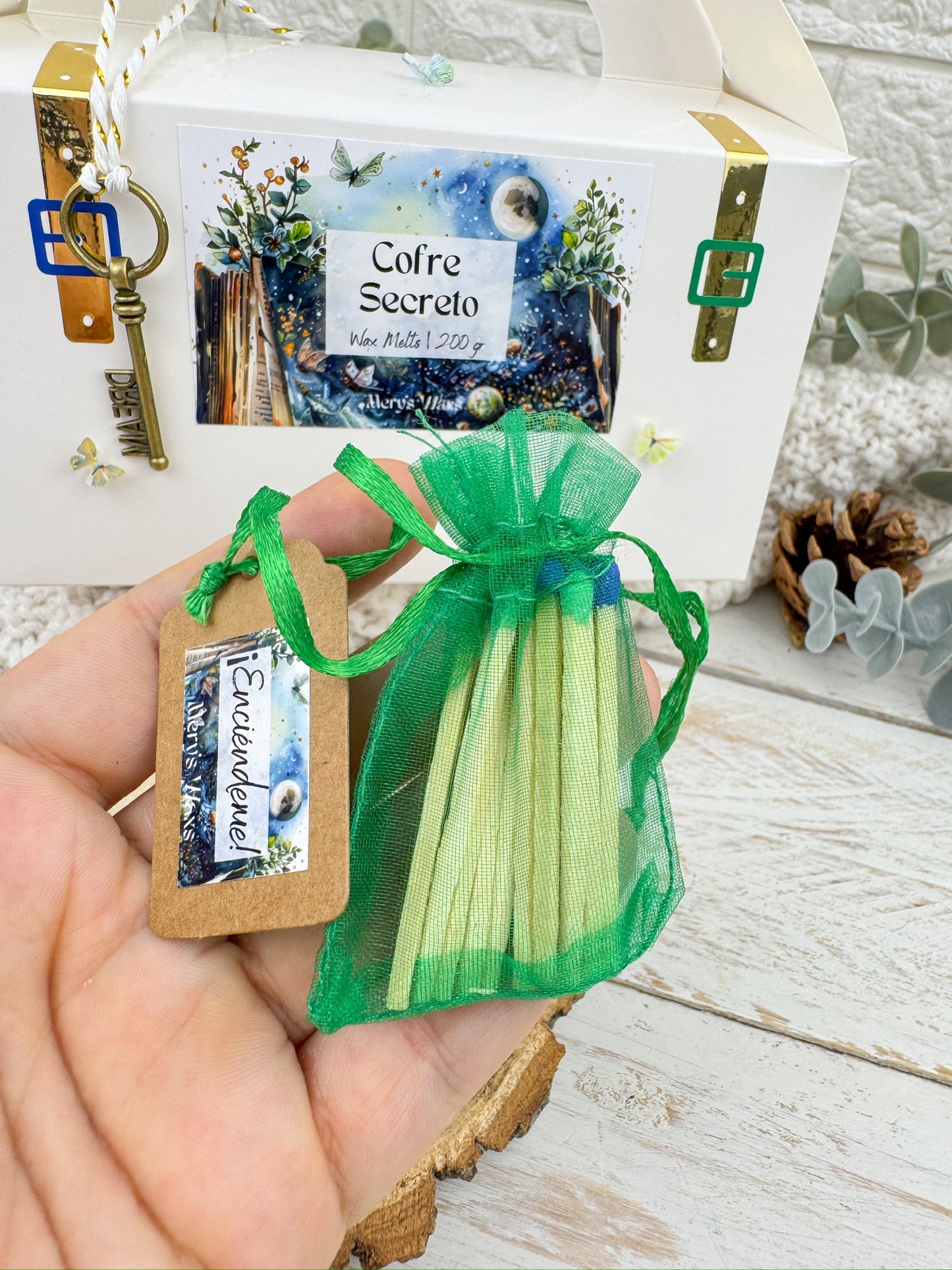 La Estantería Secreta | Cofre Secreto, 200gr de pura Magia Aromática (CONTIENE MÍNIMO 5 AROMAS)