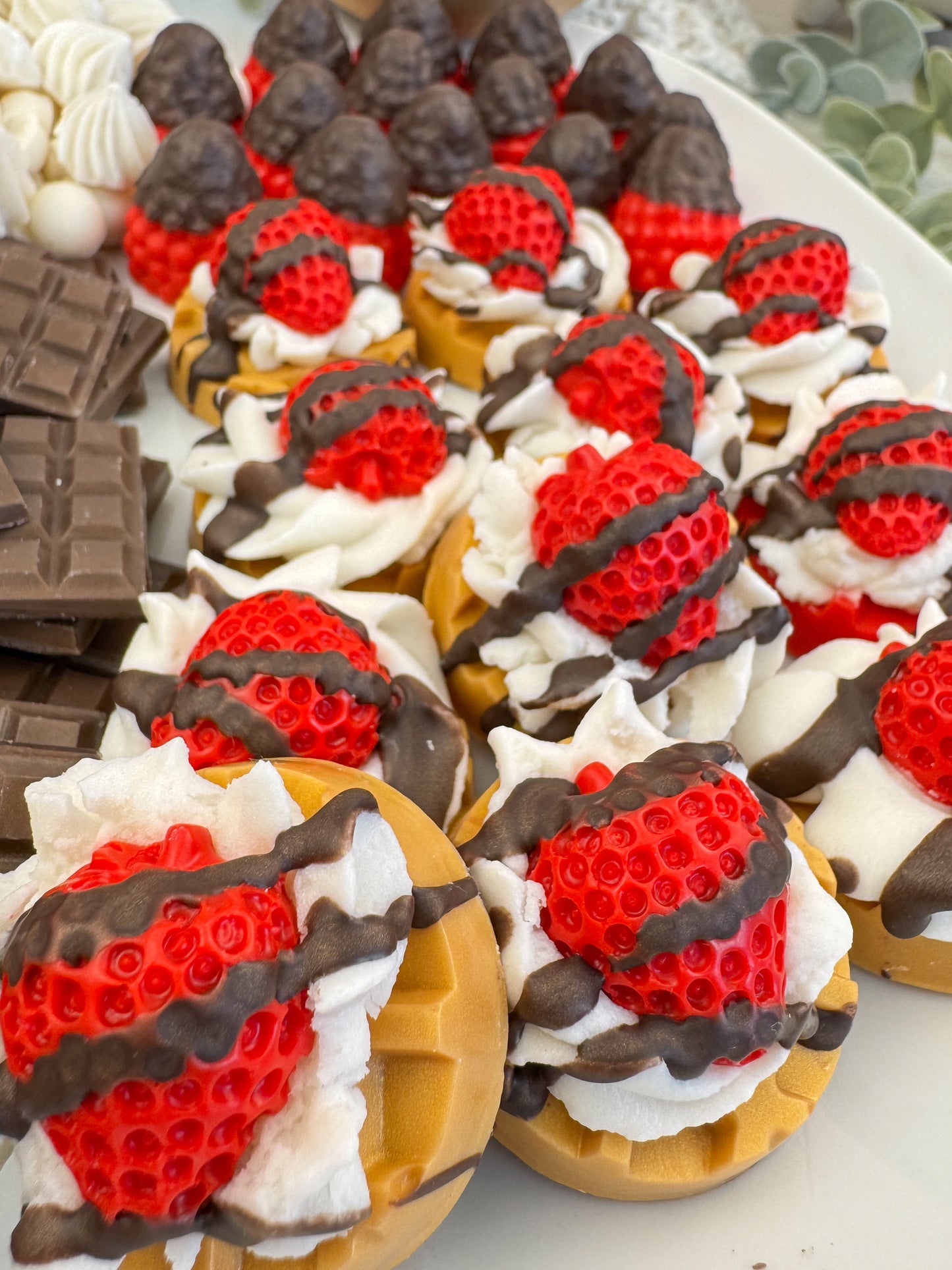 Wax Melts Fresas con Chocolate