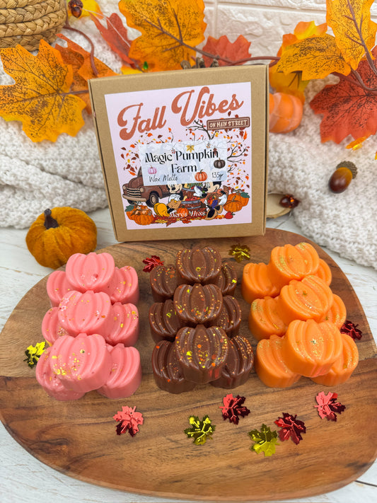 Wax Melts Magic Pumpkin Farm (135g= 3 aromas otoñales IMPRESCINDIBLES)