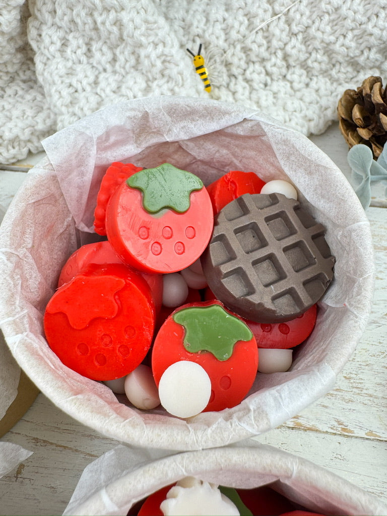 Opps! By Mery's Waxs | Wax Melts Fresas con Chocolate