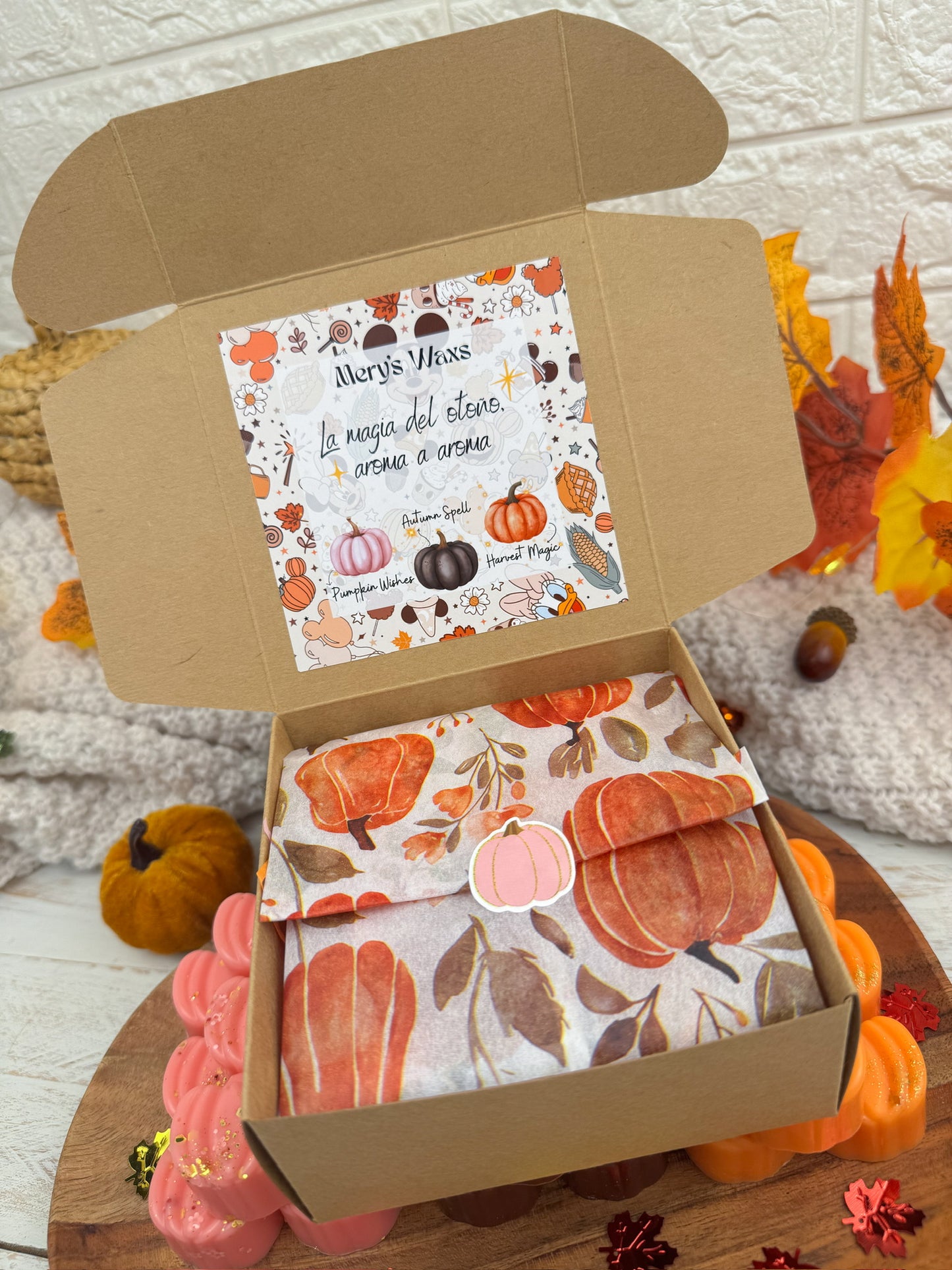 Wax Melts Magic Pumpkin Farm (135g= 3 aromas otoñales IMPRESCINDIBLES)
