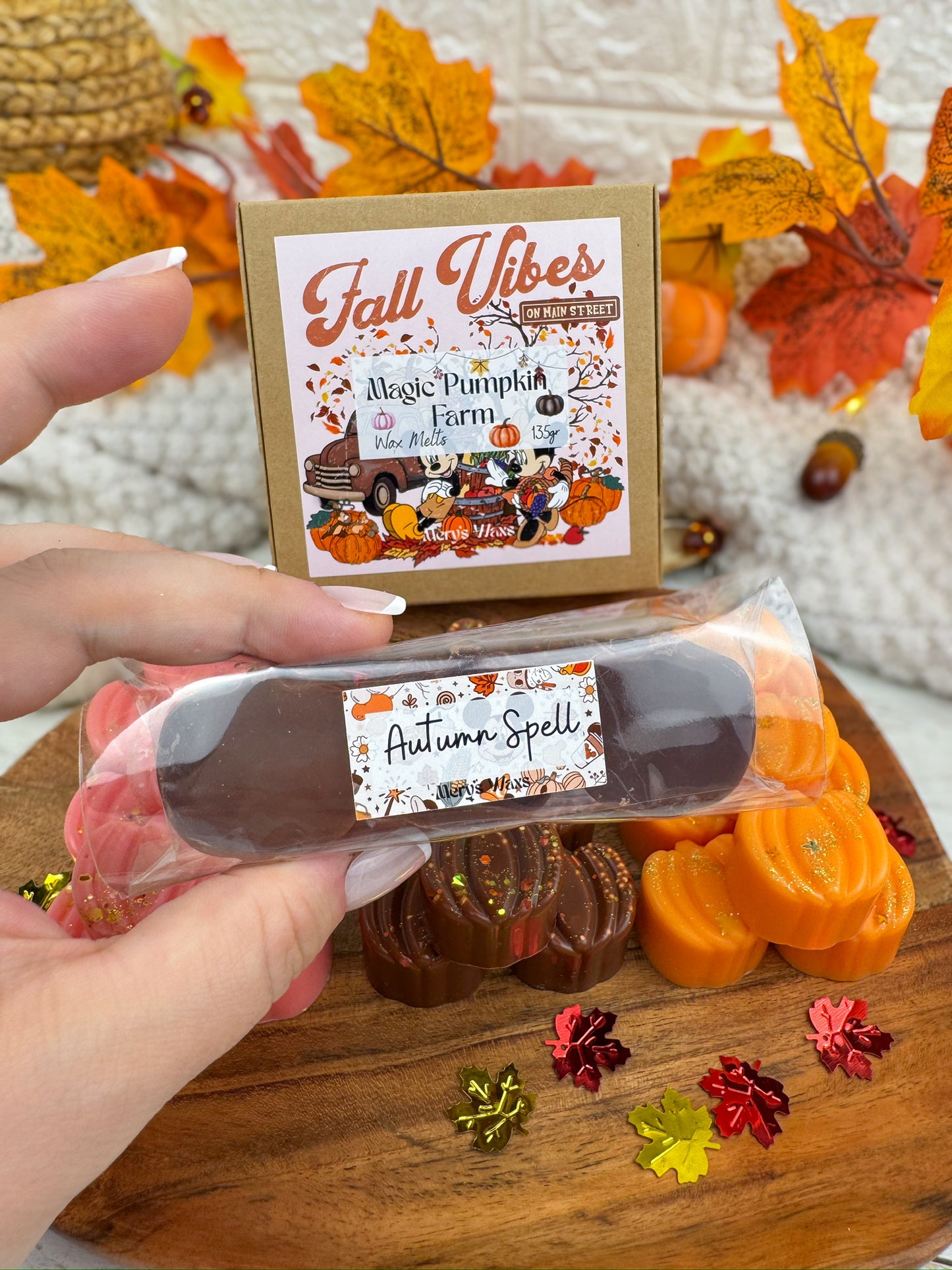 Wax Melts Magic Pumpkin Farm (135g= 3 aromas otoñales IMPRESCINDIBLES)