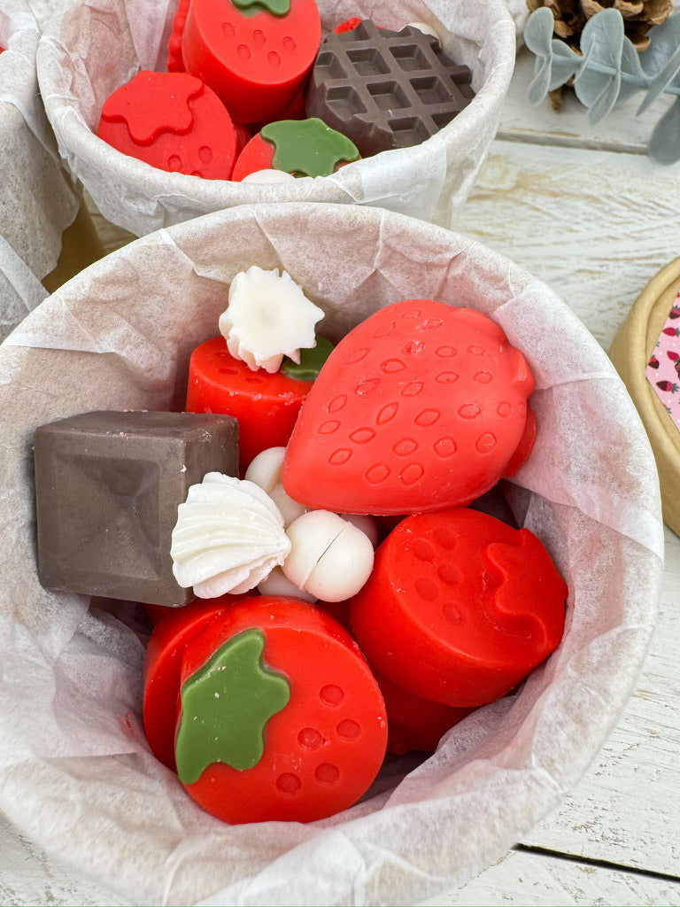 Opps! By Mery's Waxs | Wax Melts Fresas con Chocolate