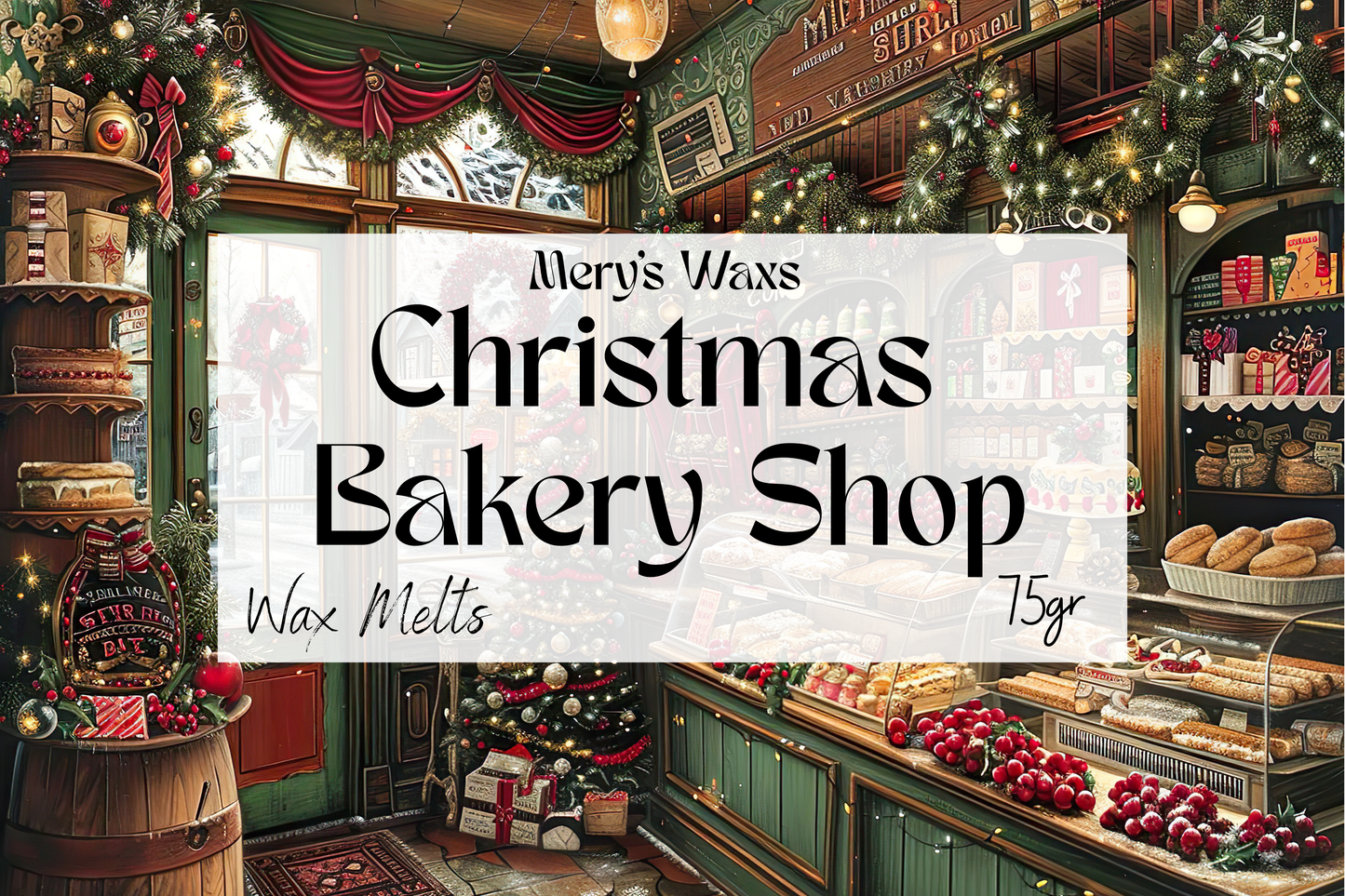 Wax melts Christmas Bakery Shop – Pack de 6 regalitos aroma a polvorón