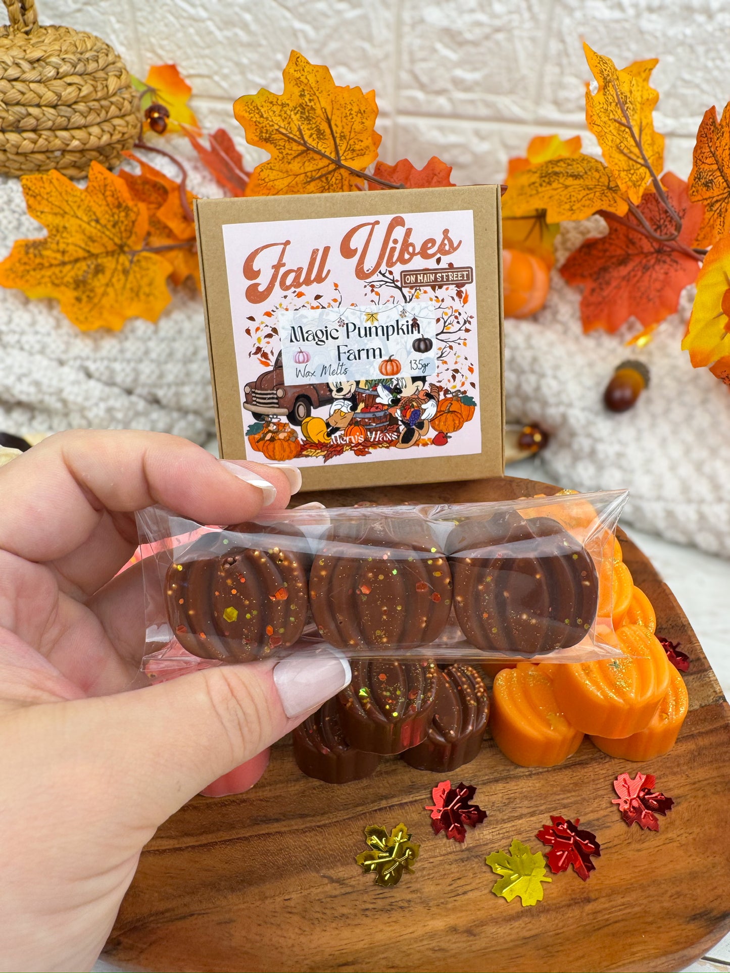 Wax Melts Magic Pumpkin Farm (135g= 3 aromas otoñales IMPRESCINDIBLES)