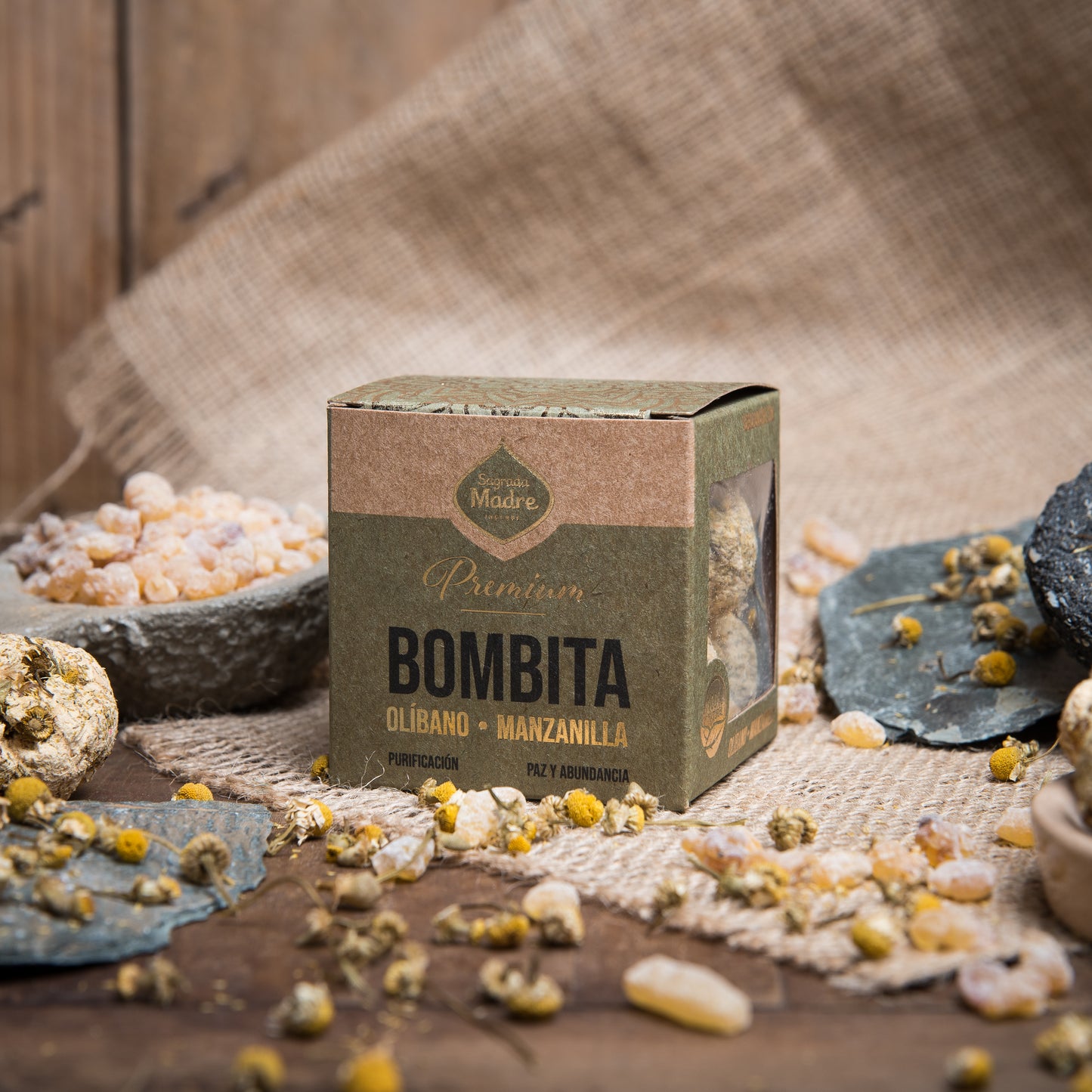 Bombitas premium Olíbano y Manzanilla (8 unidades)