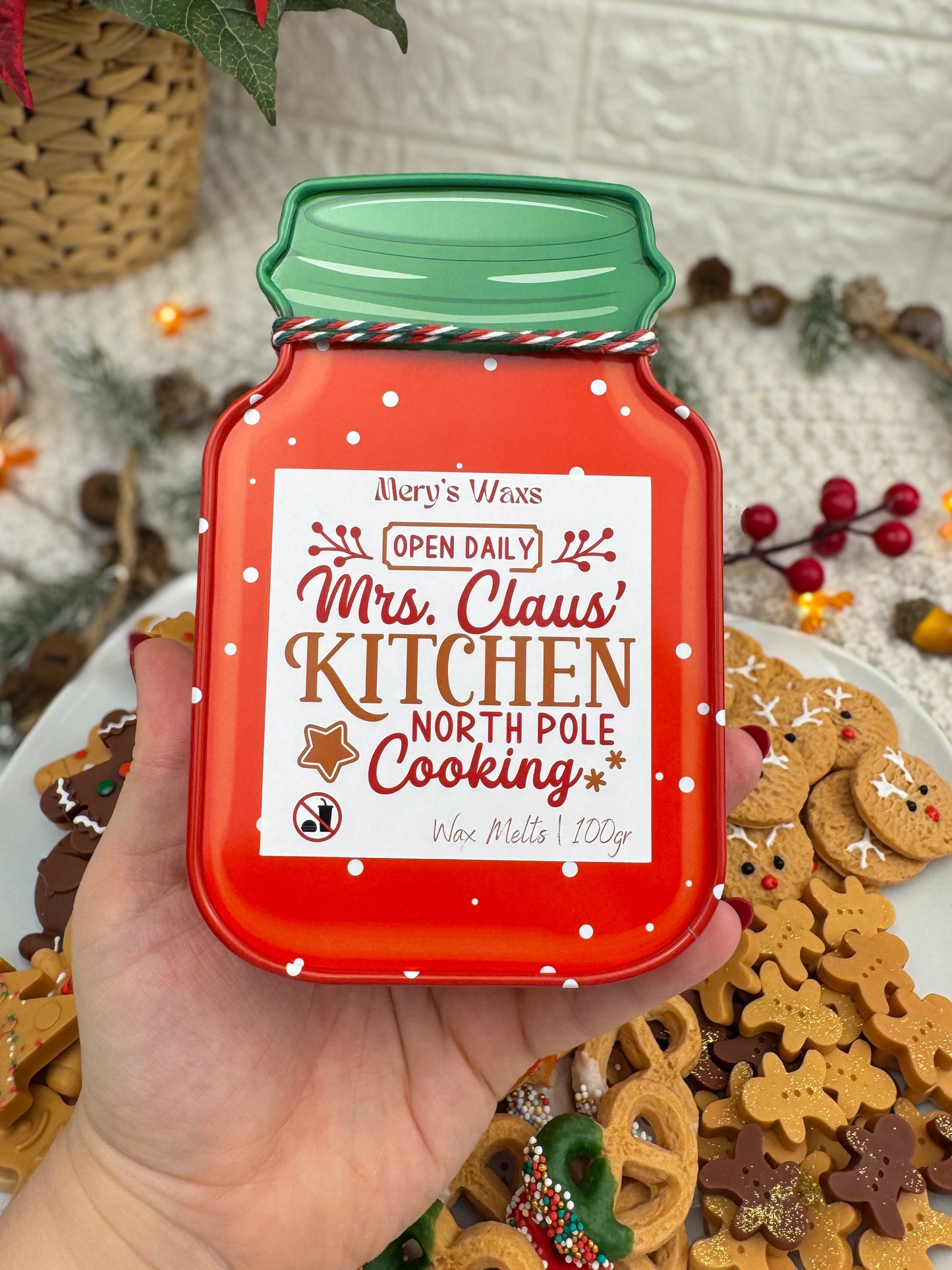 Wax Melts Galletas de la Señora Claus