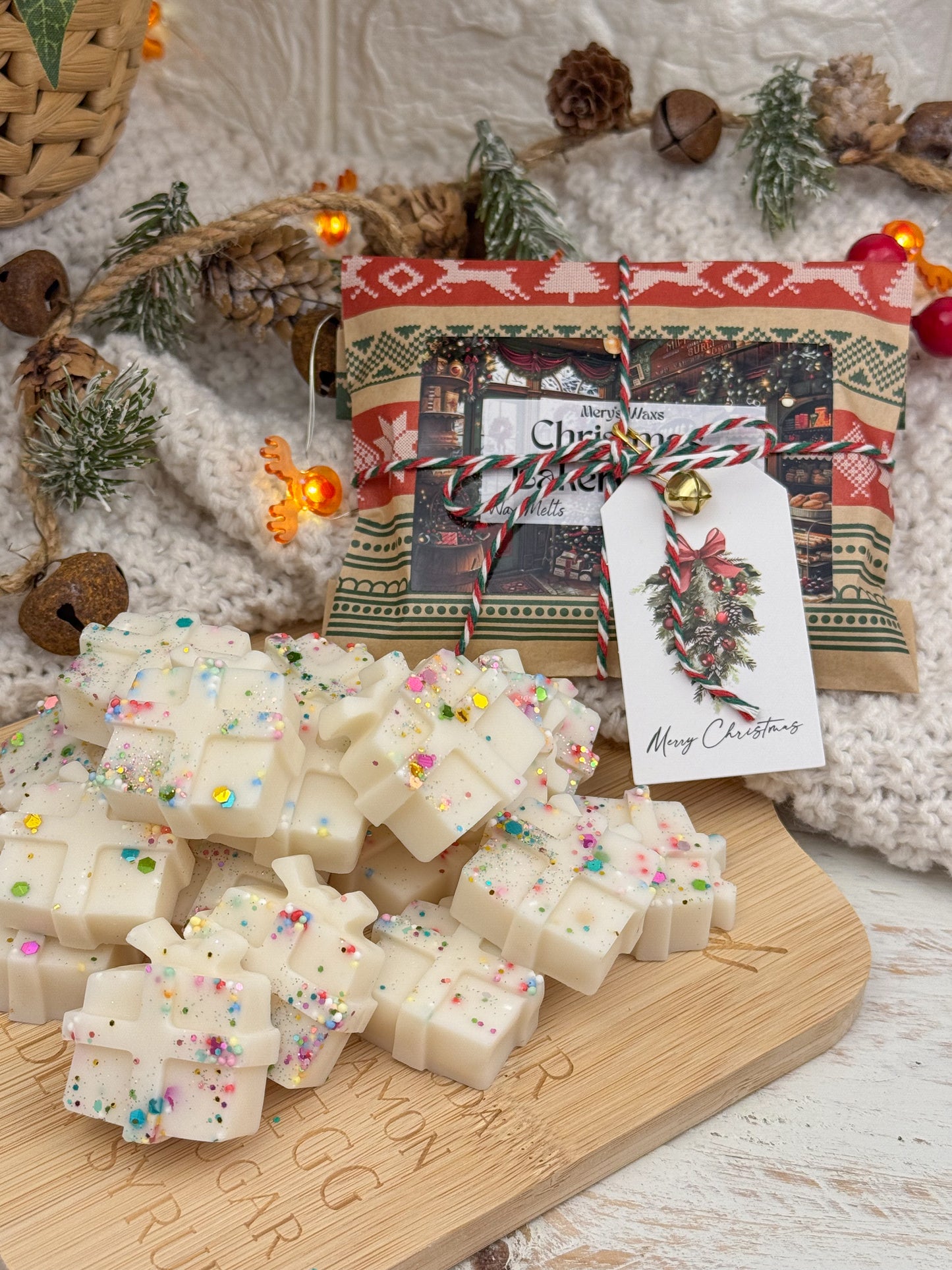 Wax melts Christmas Bakery Shop – Pack de 6 regalitos aroma a polvorón