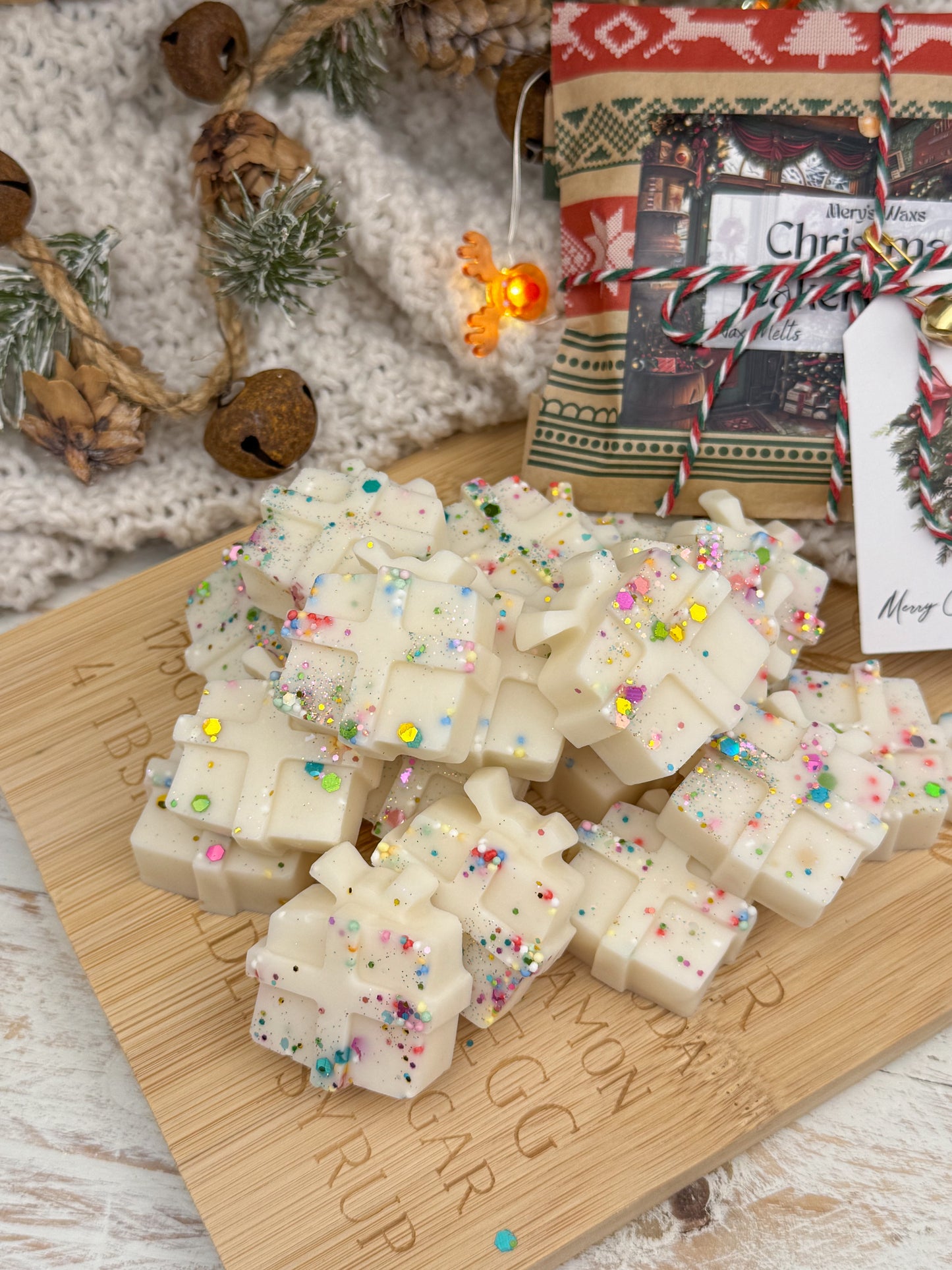 Wax melts Christmas Bakery Shop – Pack de 6 regalitos aroma a polvorón