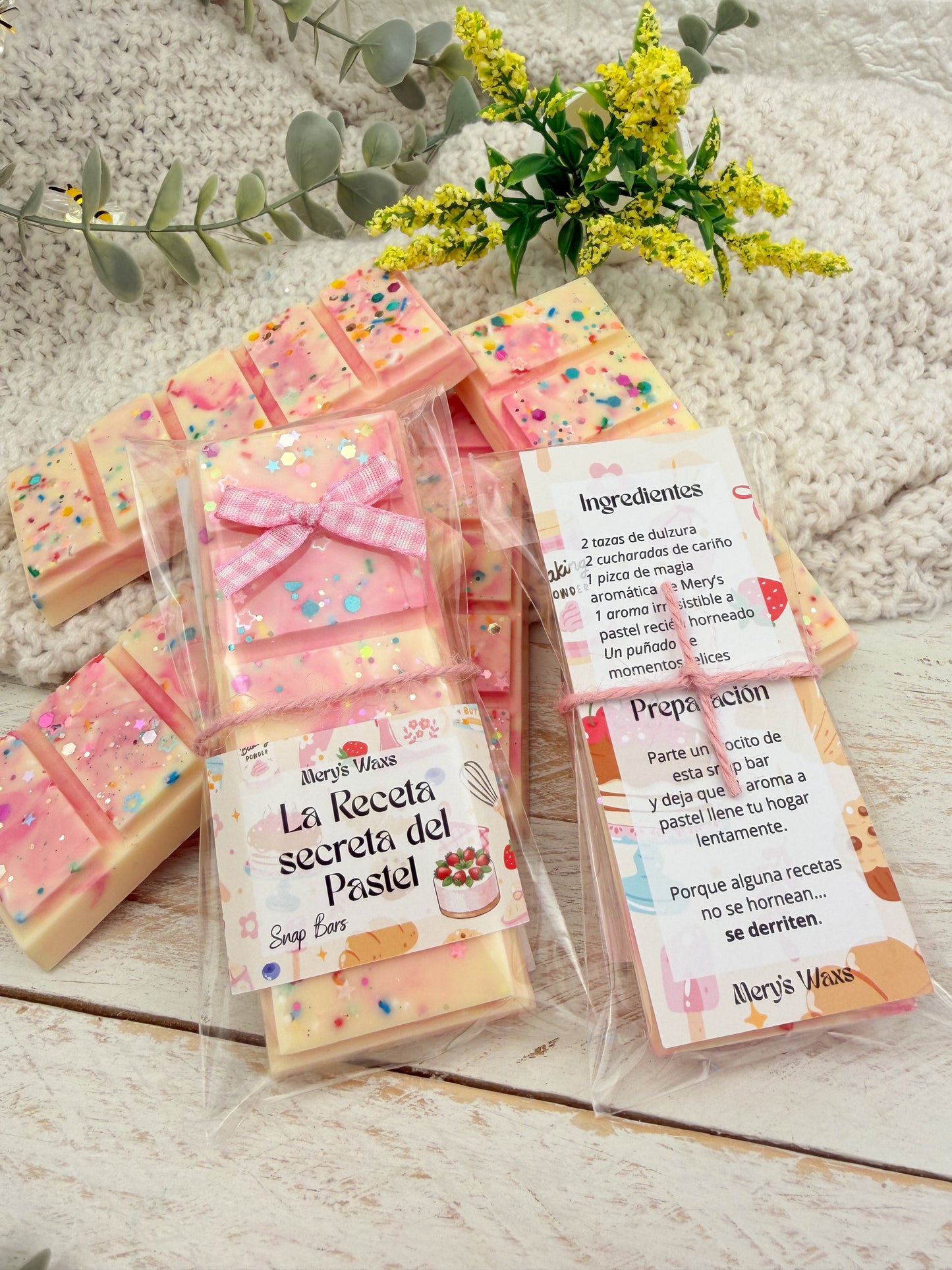 Snap Bars La Receta Secreta del Pastel