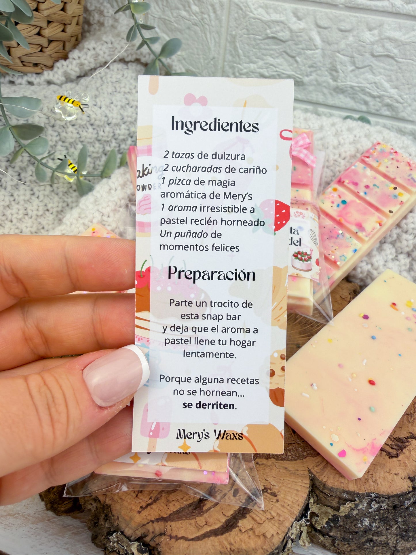 Snap Bars La Receta Secreta del Pastel