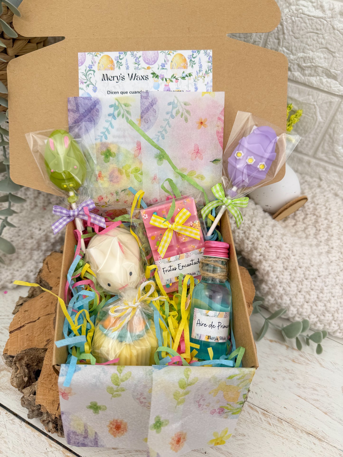 Cofre Encantos de Primavera (5 aromas=150gr de magia aromática primaveral)