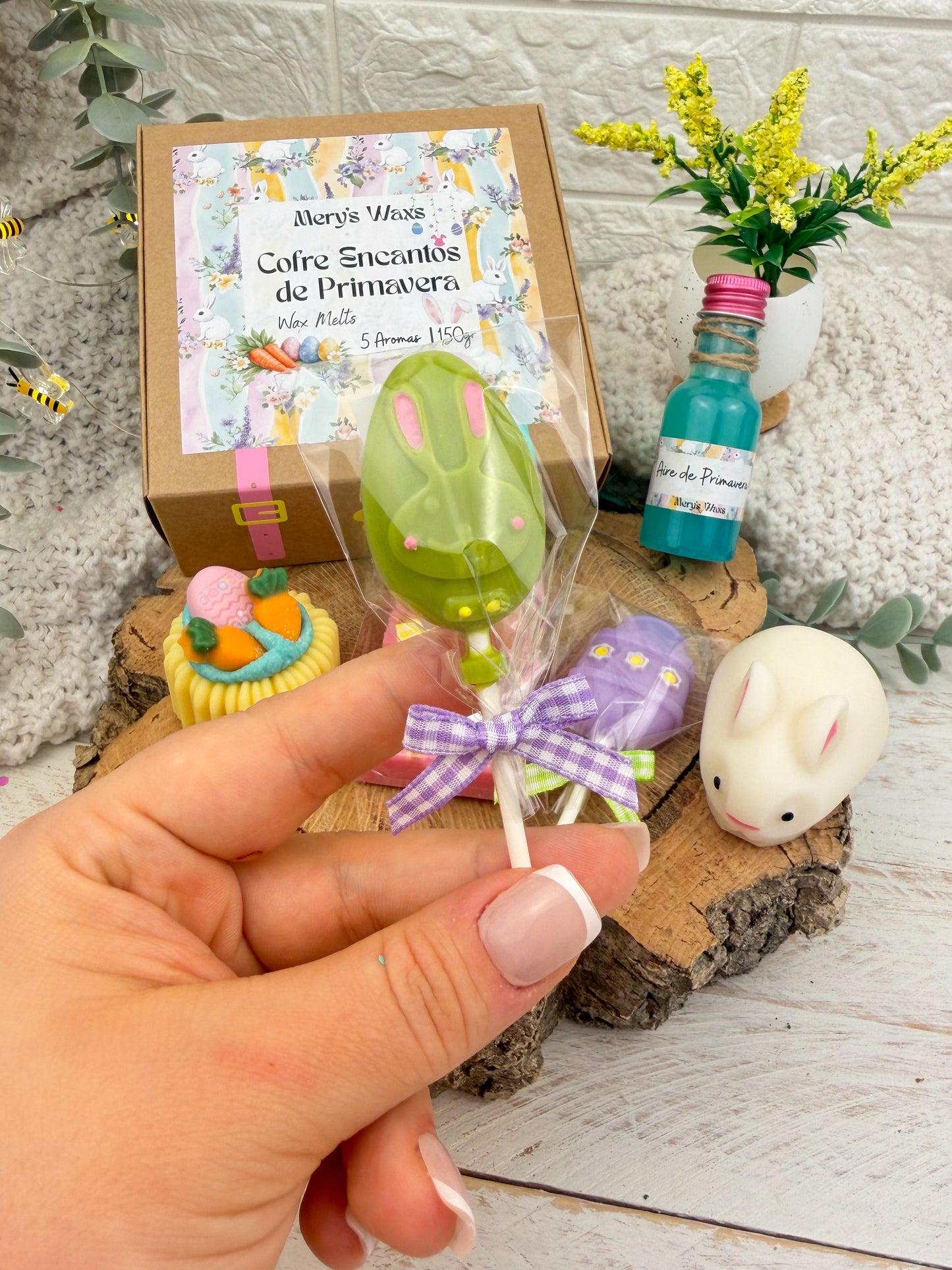 Cofre Encantos de Primavera (5 aromas=150gr de magia aromática primaveral)