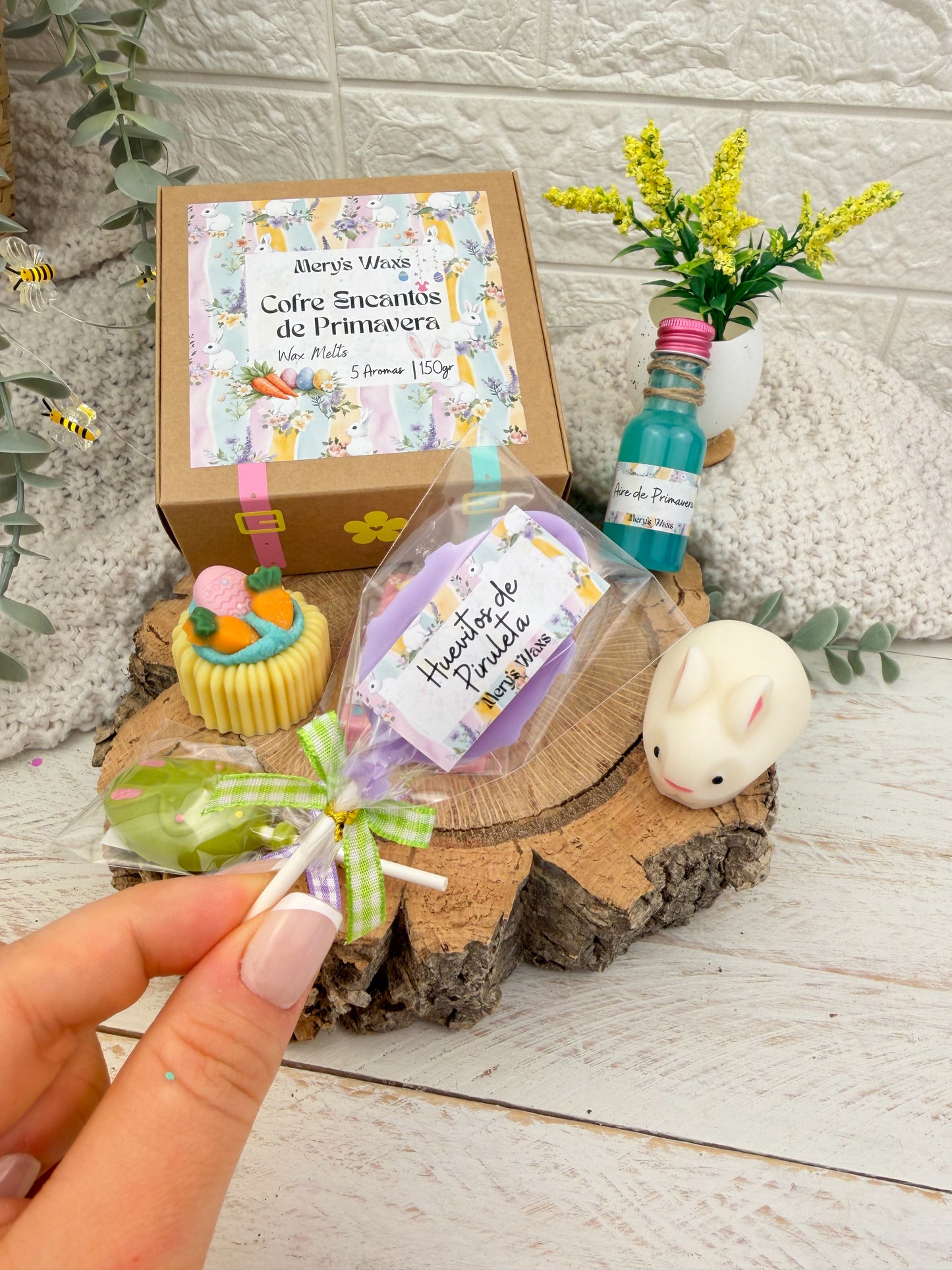 Cofre Encantos de Primavera (5 aromas=150gr de magia aromática primaveral)