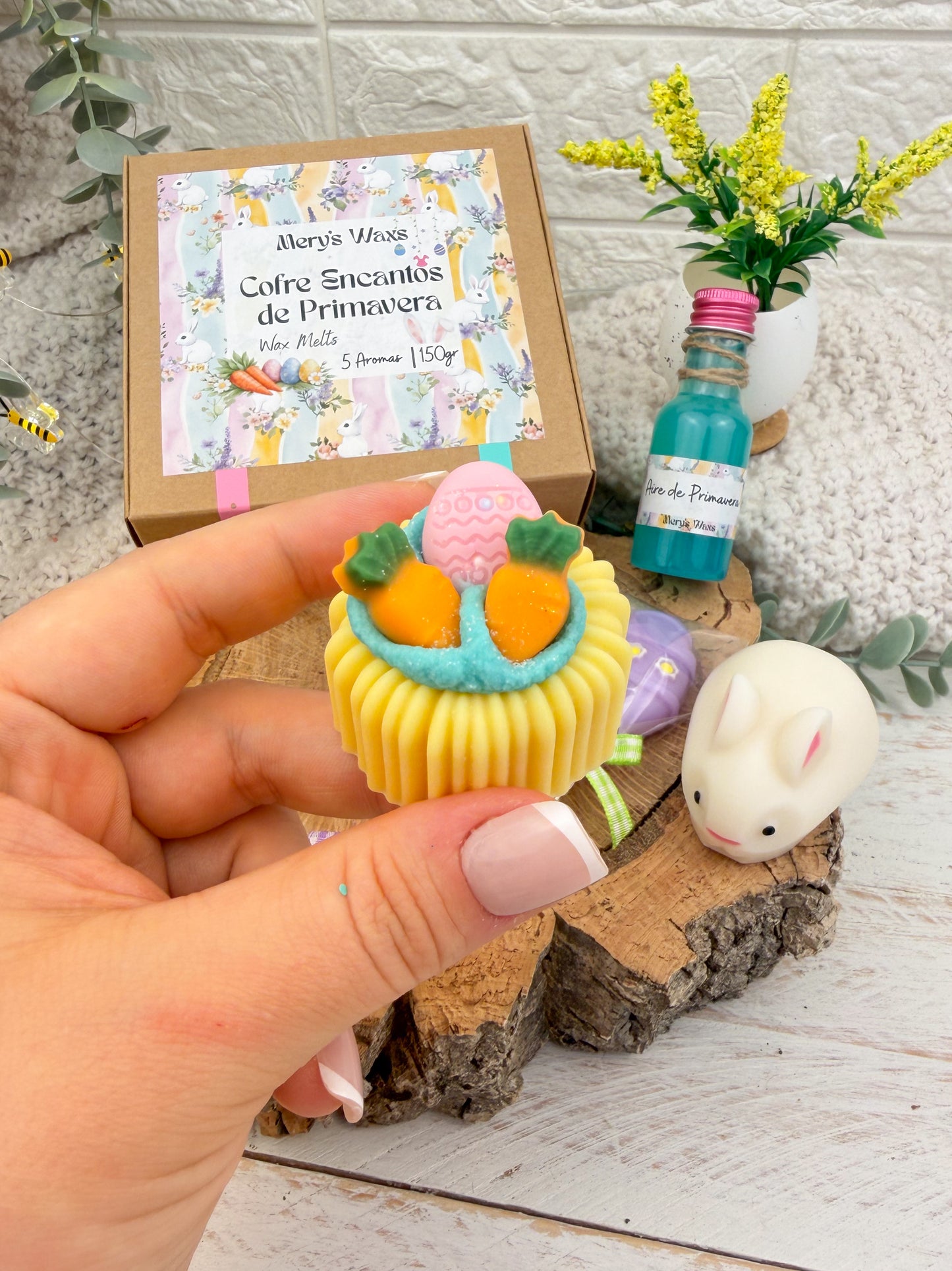Cofre Encantos de Primavera (5 aromas=150gr de magia aromática primaveral)