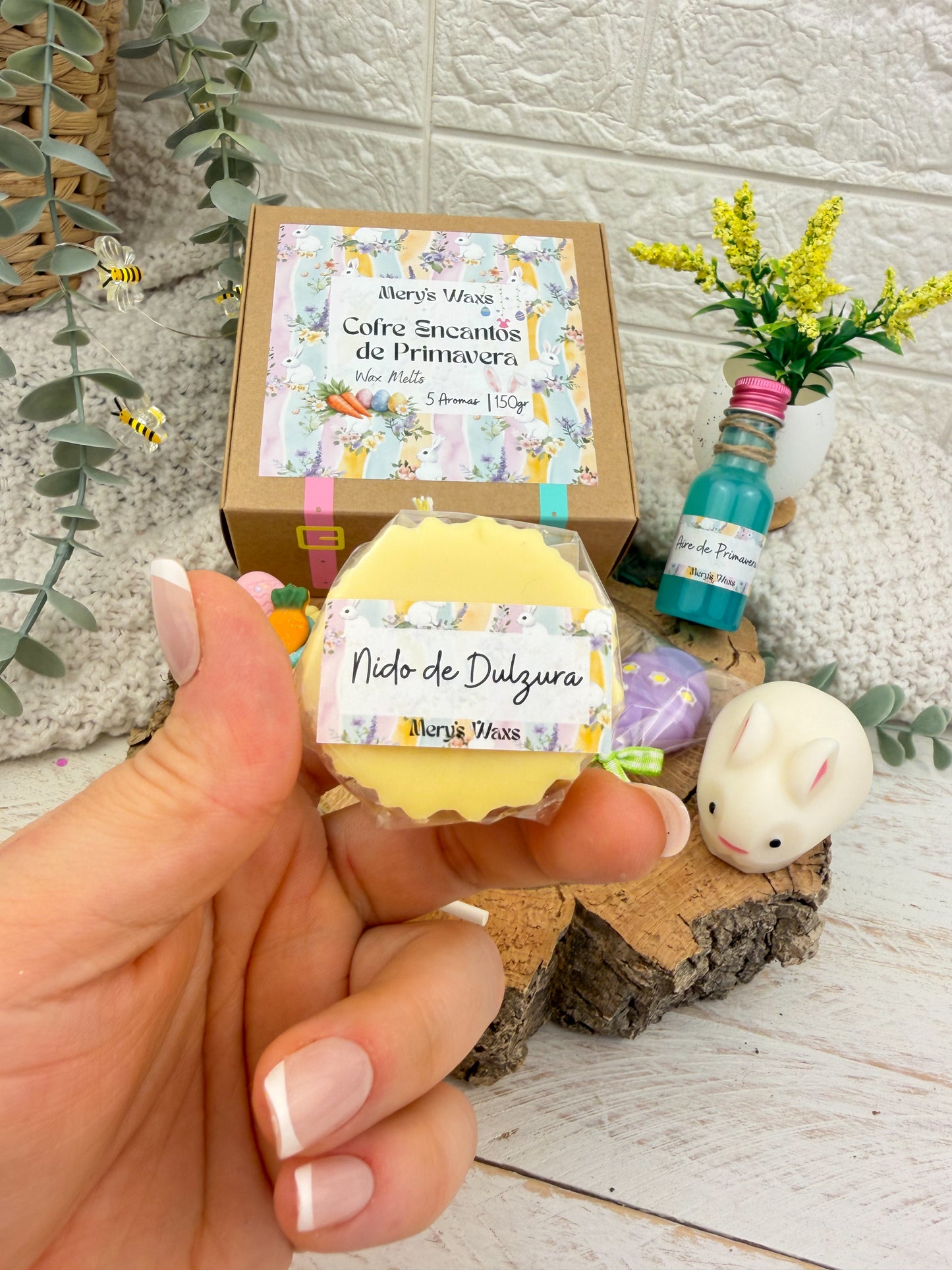 Cofre Encantos de Primavera (5 aromas=150gr de magia aromática primaveral)