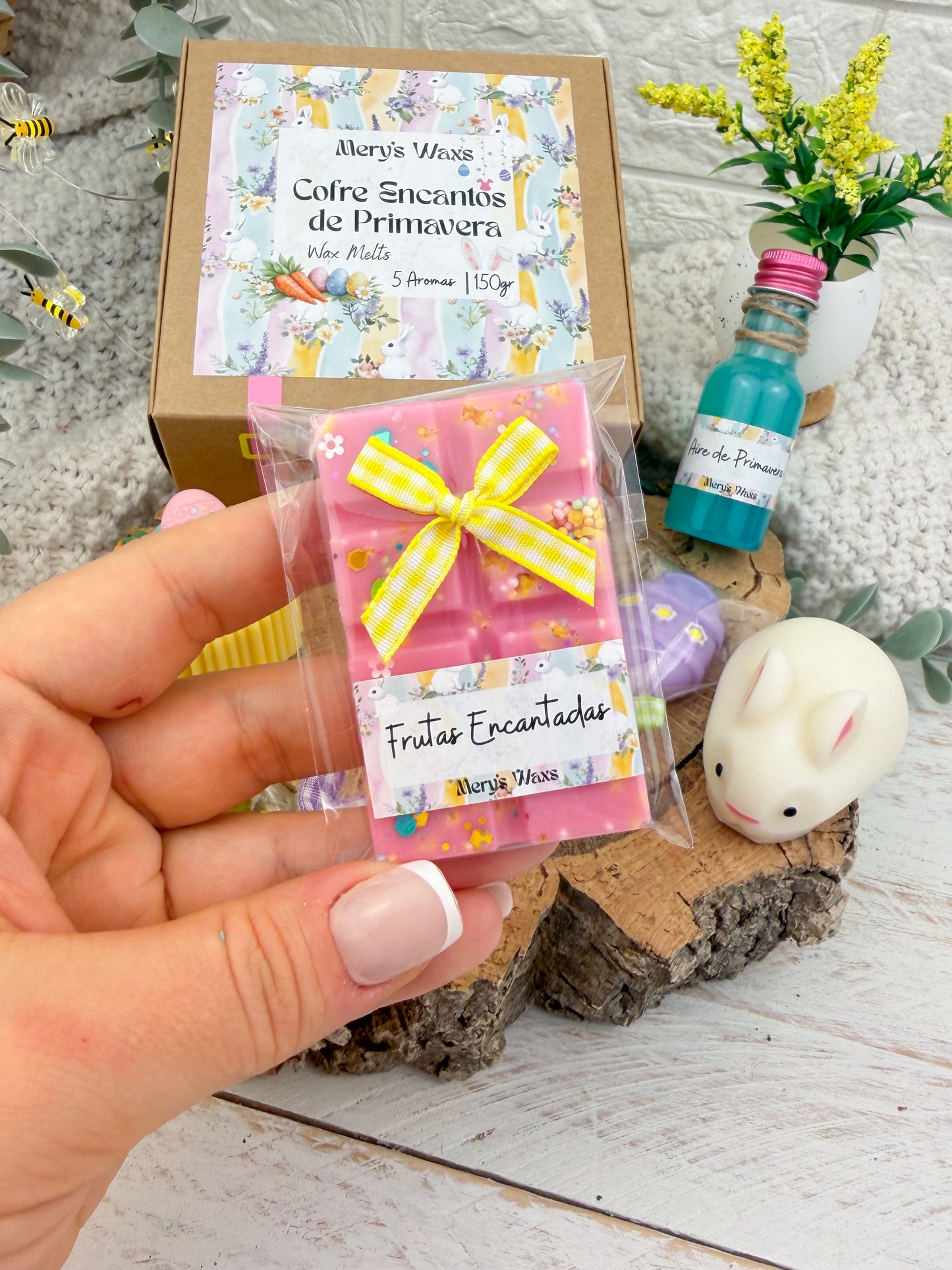 Cofre Encantos de Primavera (5 aromas=150gr de magia aromática primaveral)