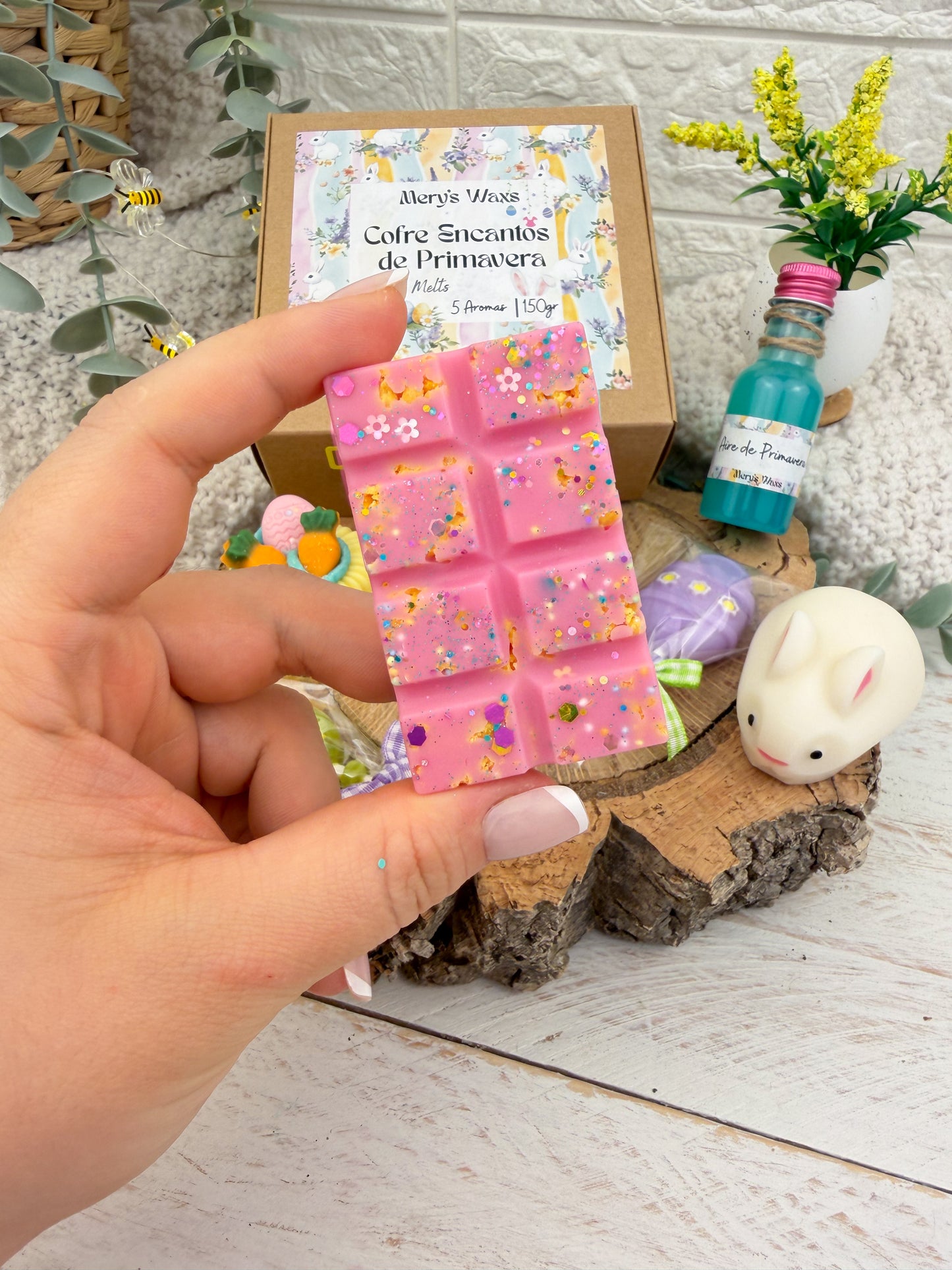 Cofre Encantos de Primavera (5 aromas=150gr de magia aromática primaveral)