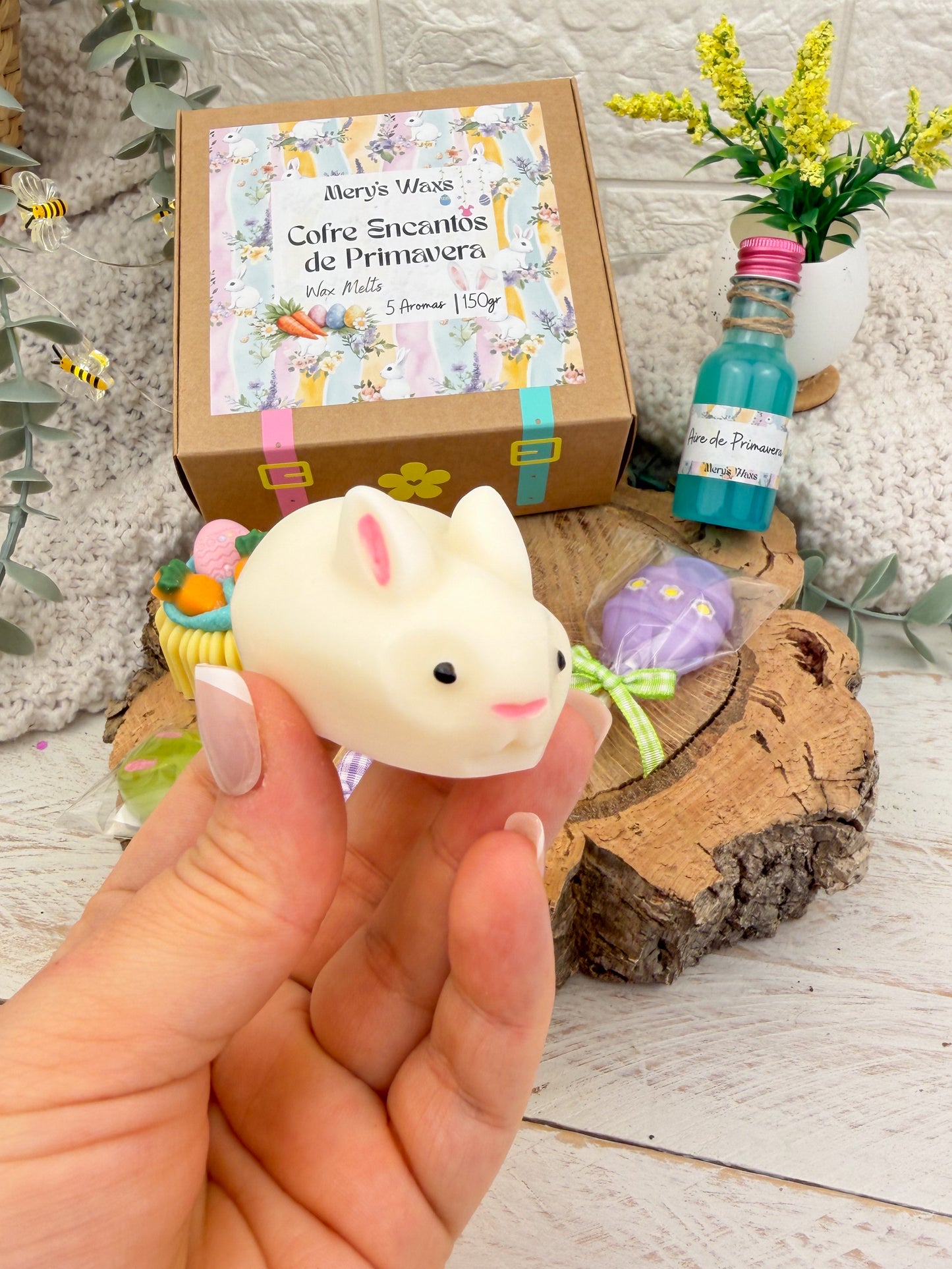 Cofre Encantos de Primavera (5 aromas=150gr de magia aromática primaveral)