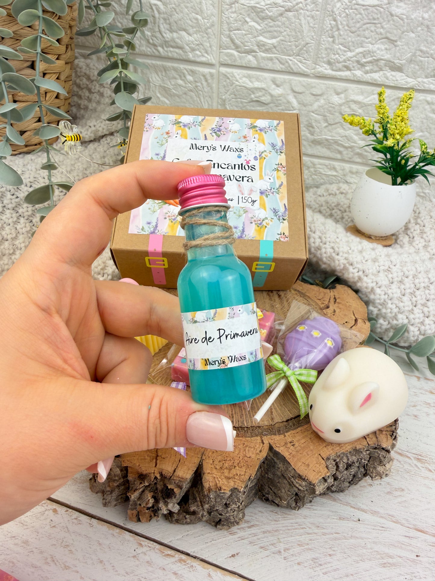 Cofre Encantos de Primavera (5 aromas=150gr de magia aromática primaveral)