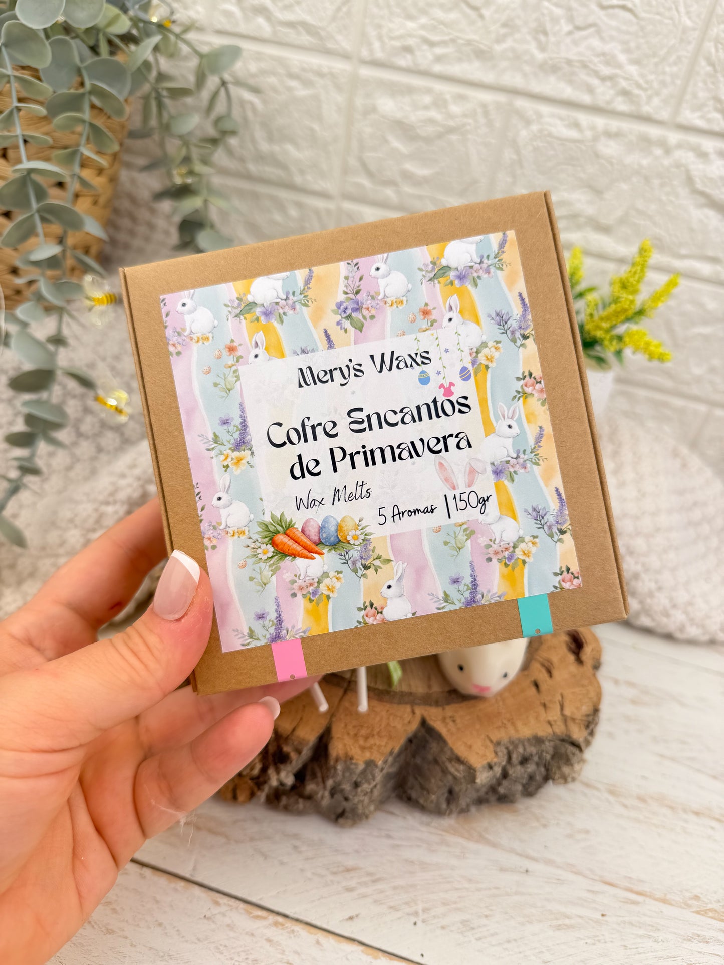 Cofre Encantos de Primavera (5 aromas=150gr de magia aromática primaveral)
