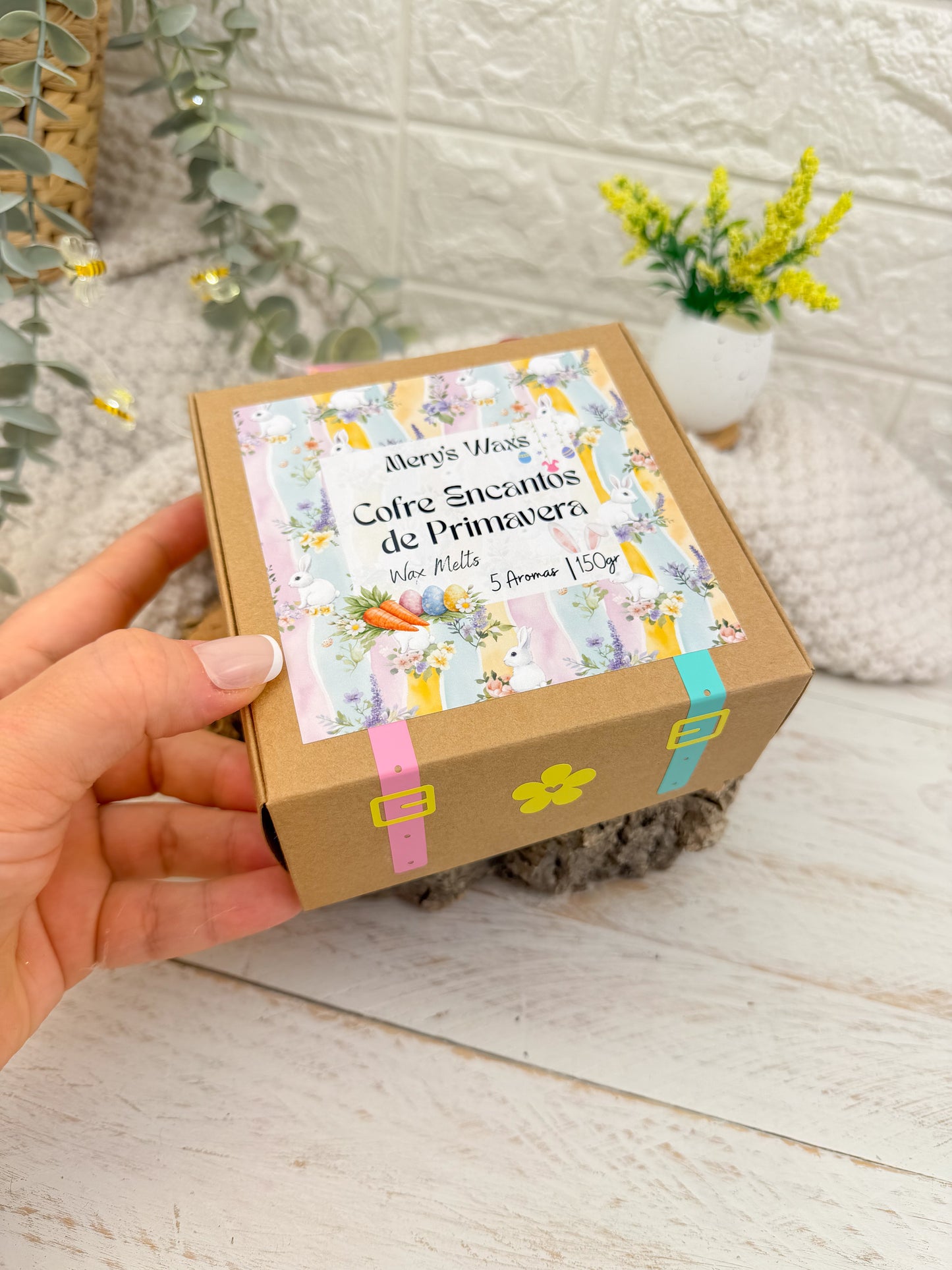 Cofre Encantos de Primavera (5 aromas=150gr de magia aromática primaveral)