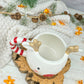 Taza Reno + calcetines navideños.